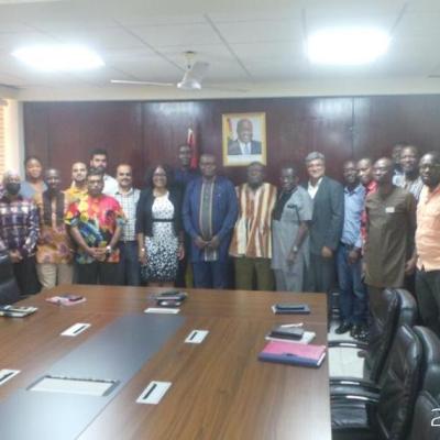 Meeting with the Minister of Environment, Science, Technology & Innovation, Hon Dr Kweku Afriyie Meeting with the Minister of Environment, Science, Technology & Innovation, Hon Dr Kweku Afriyie