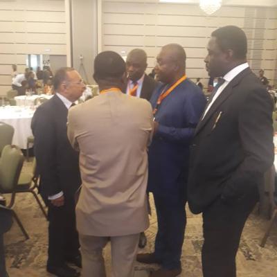 GPMA at the launch of NPAP. From left to right: Ashok Mohinani (Chairman, Mohinani Group), Dr Agyapong Siaw (Chairman, Jospong Group), MD of UPPR, Ebbo Botwe (President, GPMA) and Dr Humprey (President, AGI) GPMA at the launch of NPAP. From left to right: Ashok Mohinani (Chairman, Mohinani Group), Dr Agyapong Siaw (Chairman, Jospong Group), MD of UPPR, Ebbo Botwe (President, GPMA) and Dr Humprey (President, AGI)