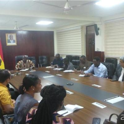 Meeting with the Minister of Environment, Science, Technology & Innovation, Hon Dr Kweku Afriyie Meeting with the Minister of Environment, Science, Technology & Innovation, Hon Dr Kweku Afriyie