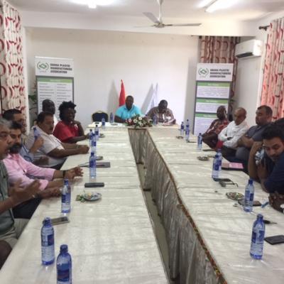 The general membership of GPMA in an emergency meeting to discuss issues relating to the well being of the Plastic Industry in Ghana The general membership of GPMA in an emergency meeting to discuss issues relating to the well being of the Plastic Industry in Ghana