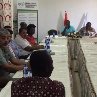 The general membership of GPMA in an emergency meeting to discuss issues relating to the well being of the Plastic Industry in Ghana The general membership of GPMA in an emergency meeting to discuss issues relating to the well being of the Plastic Industry in Ghana